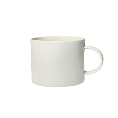Bat Trang Basic Ceramic Mug In Beige