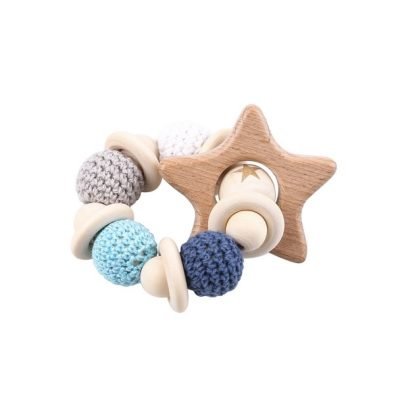 Children’s Crochet Teething Toy in Star