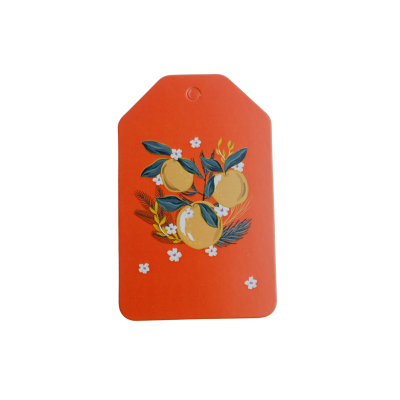 “Clementine” Christmas Gift Tag by White Rabbit Letter Press