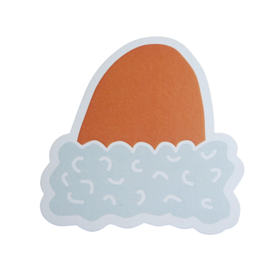 “Red Beanie” Christmas Postcard by White Rabbit Letter Press