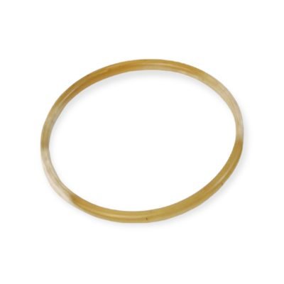 Aziet Saigon Buffalo Horn & Lacquer Bangle in Beige