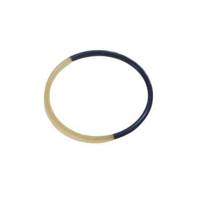 Aziet Saigon Buffalo Horn & Lacquer Bangle in Navy
