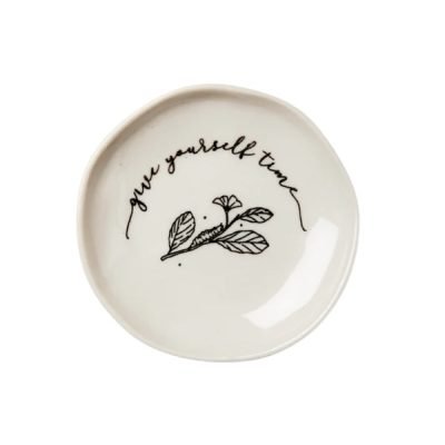 Bat Trang Ceramic Trinket “Give Yourself Time”