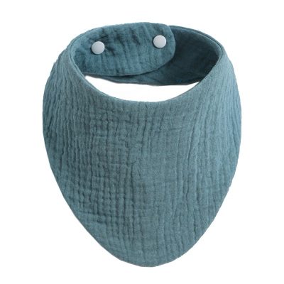 Muslin Bibs for Babies in Turquoise