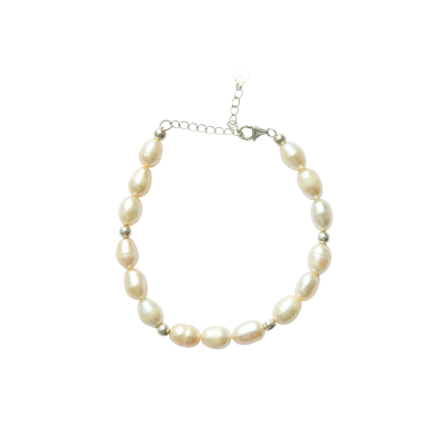 Miya - Pink & White Pearl Bracelet