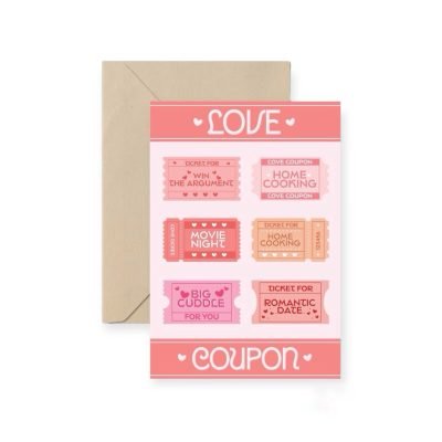 'Love Coupon' Greeting Card By I Have Been There