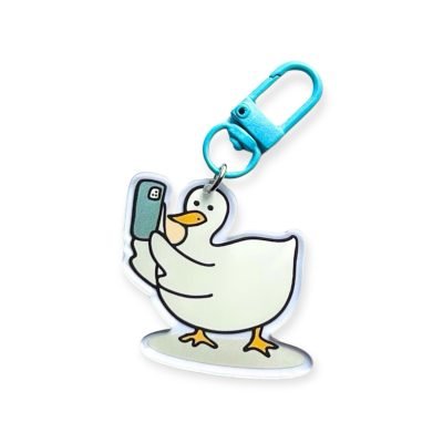 "Duck On The Phone" Keychain by I Have Been There