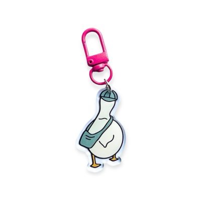 "Duck Goes To School" Keychain by I Have Been There