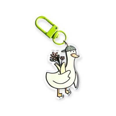 "Duck Holdings Flower" Keychain by I Have Been There