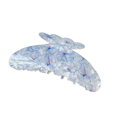 Jelly Hair Claw - Iris Blue