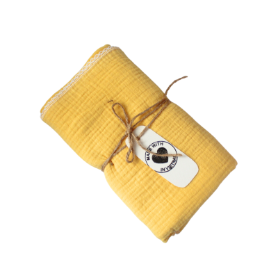 Muslin Blankets For Babies - Yellow