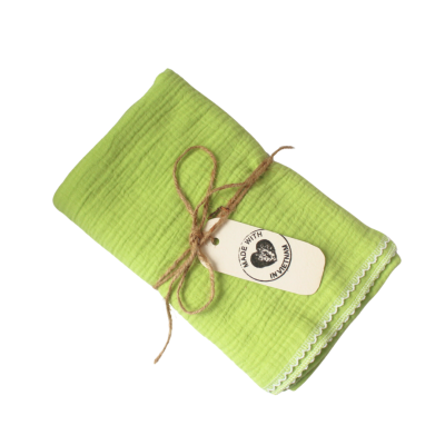 Muslin Blankets For Babies - Lime