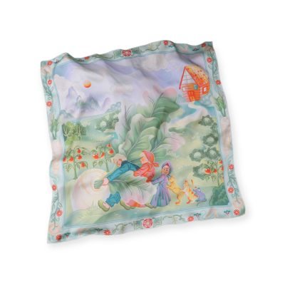 La Artisan - "The Gigantic Turnip" Square Scarf