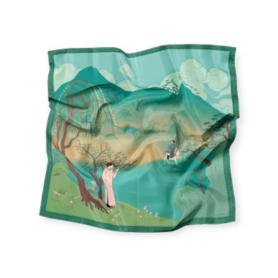 La Artisan - "Poetess Doan Thi Diem" Square Scarf