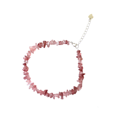 LeoLucky - Strawberry Quartz Gemstone Bracelet