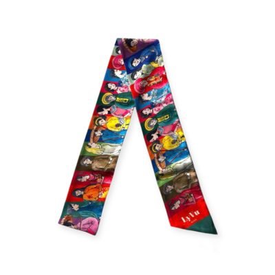 LY VU -  “Ao Dai” Silk Twilly Scarf