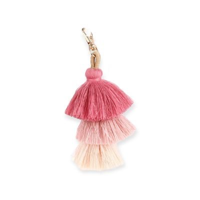Handmade Tassel Charm in Pink