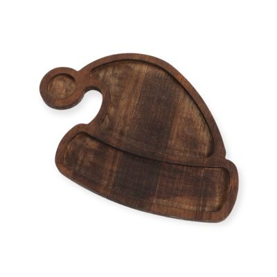Christmas - Wood Tray In Hat Shape