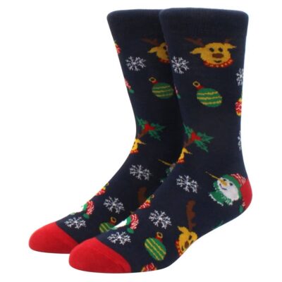 Christmas Socks - Reindeer & Bauble