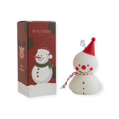 Christmas Candle - “Snowman”