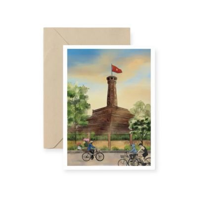 'Flag Tower Of Hanoi' Greeting Card By I Have Been There