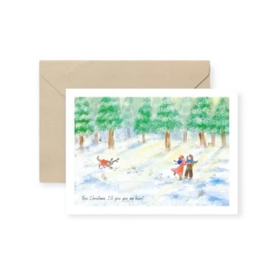 'This Christmas I’ll Give You My Heart' Christmas Card By I Have Been There
