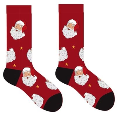 Christmas Socks - Laughing Santa