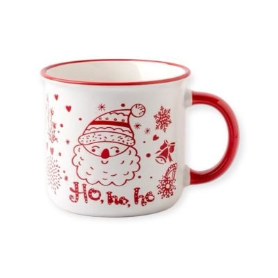 Christmas Short Mug - Santa Claus In Red
