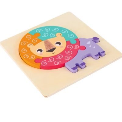 Montessori Wooden Baby Toy 3D Puzzle - Lion