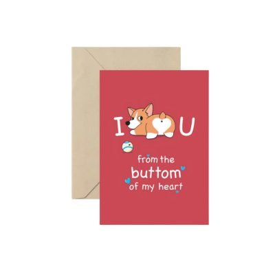 'I Love U From The Buttom Of My Heart' Greeting Card By I Have Been There