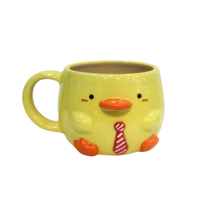 Meow Pottery - Short Mug In Yellow Duck