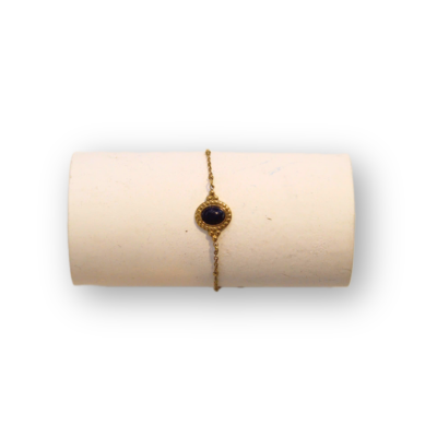 Rouge - Blue Stone 18K Gold Plated Bracelet