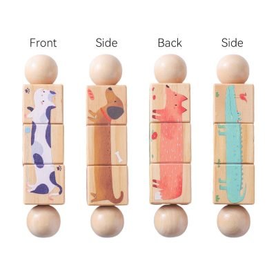 Rotating Wooden Baby Toy