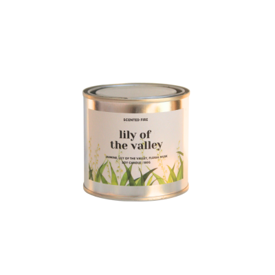 Scented Fire - "Lily Of The Valley" Scented Candle
