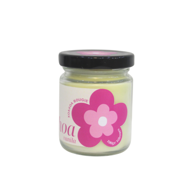 XoaXoa - "Vanilla Flower" Glass Jar Scented Candle (100gr)