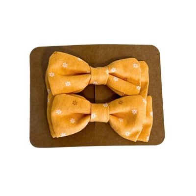 Rung Handmade - Set of 02 Handmade Fabric Hair Bow