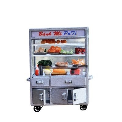 Nha Tin - 'Banh Mi Vendor Cart' Magnet
