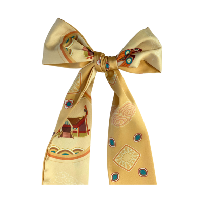 La Artisan - "Thành Cổ Loa - Co Loa Citadel" Twilly Scarf