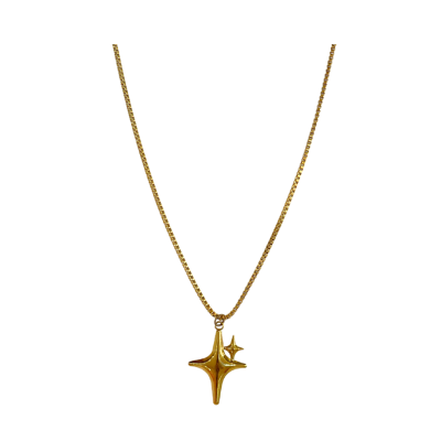 Rouge - Twinkle Pendant 18K Gold Plated Necklace