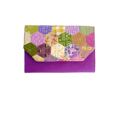 Rung Handmade - Hand Sewn Wallet in Violet