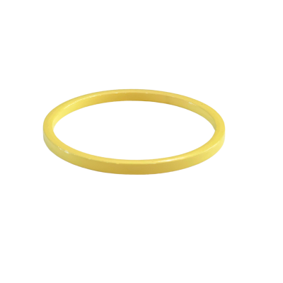 Aziet Saigon Buffalo Horn & Lacquer Small Flattering Round Bracelet in Butter