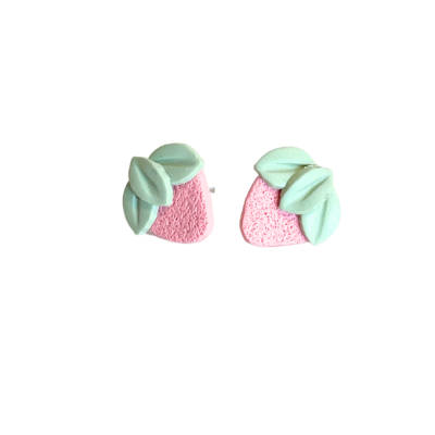 Eli & Lou - Clay Earrings in Strawberry