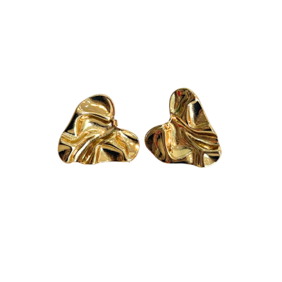 Rouge - Leaf 18K Gold Plated Earrings