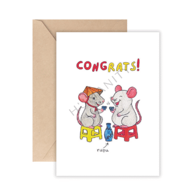 Made By Hattie - "Congrats" Greeting Card