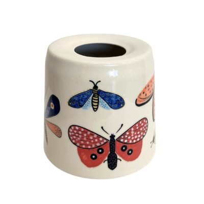 Bat Trang Ceramic Moth Party Vase
