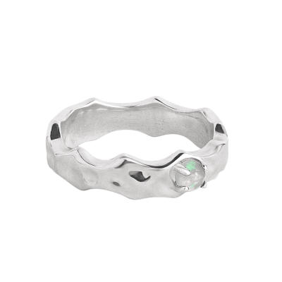Of The Sun - Dawn Opal Silver Ring