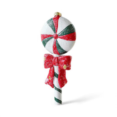Poly Christmas Ornament - Lolipop