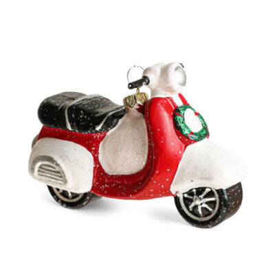 Poly Christmas Ornament - Vespa