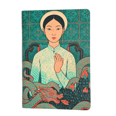 Xland - Glitter Notebook "Woman and Dragon"