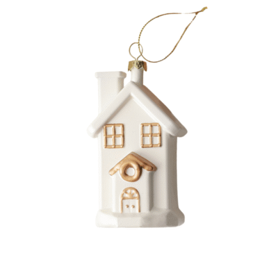 Poly Christmas Ornament - Full House